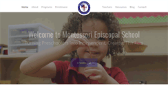 Desktop Screenshot of montessoriepiscopal.com